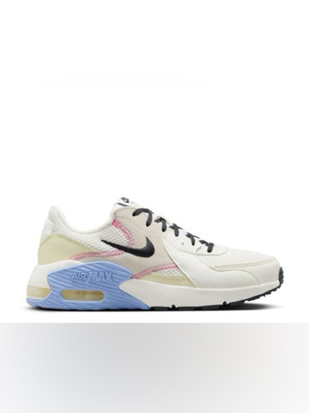 Nike Women's Air Max Trainer in White, Black & Light Blue